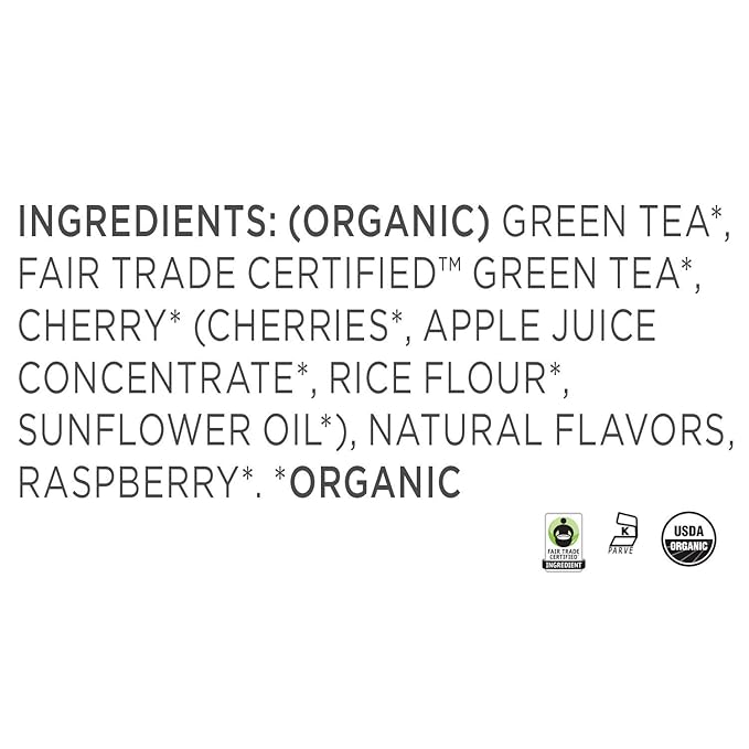 Tea Forte Cherry Marzipan Premium Loose Leaf Caffeinated Green Tea Blend Canister, Makes 35-50 Cups