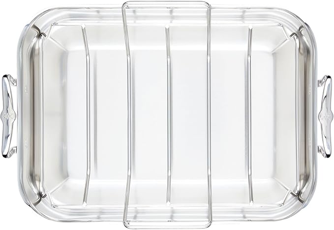 Hestan Provisions – 16.5" Classic Clad Roaster with Stainless Steel Rack