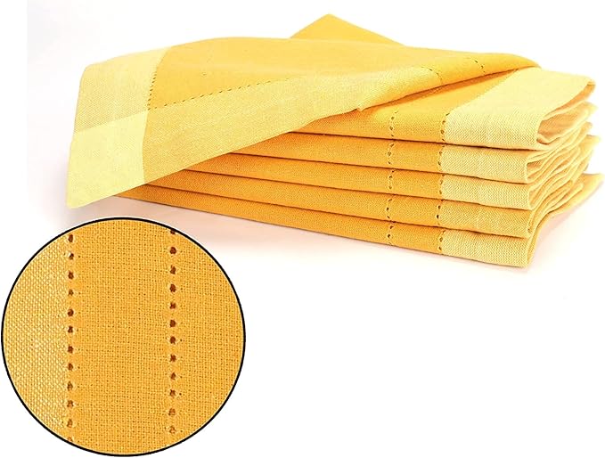 Homidate Cloth Dinner Napkins – Machine Washable Reusable Fabric Napkins for Weddings, Parties & Table Decorations