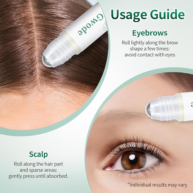 Rosemary Caffeine Scalp Serum Roll-On 25ml – With 3% Rosemary Extract, 1% Caffeine & Herbal Complex | Lightweight, Non-Greasy Formula to Support Healthy, Fuller-Looking Hair for Men & Women