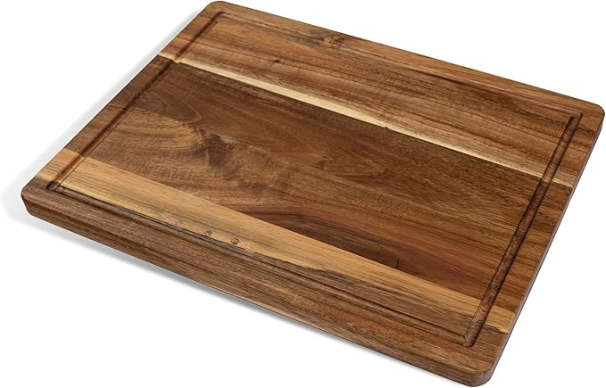 The Memory Company Officially Licensed NFL Acacia Cutting Board – 11.7" x 15.7" Durable Wood Chopping & Serving Board with Team Logo
