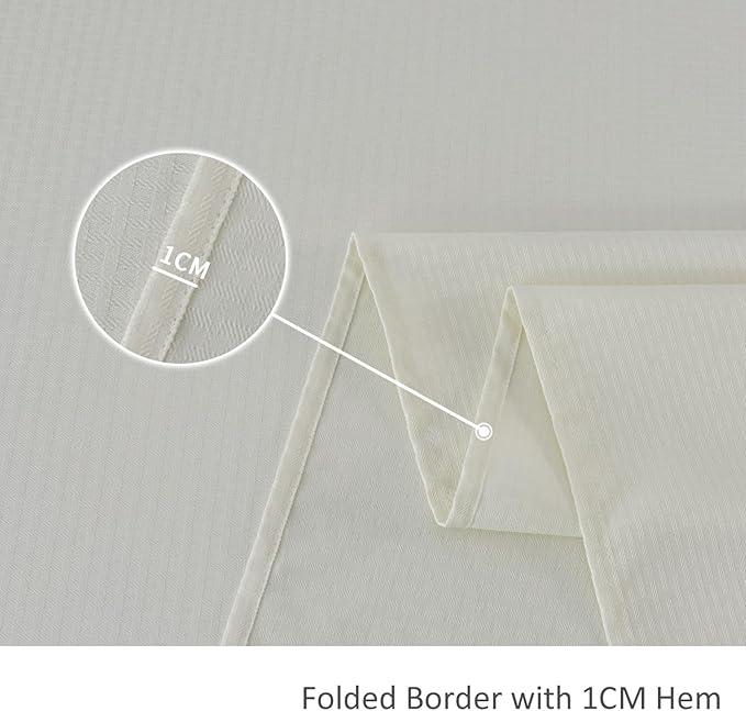 maxmill Jacquard Tablecloth Stain Resistant Waterproof Wrinkle Resistant Spillproof Washable Soft Weaved Texture Table Cloth for Dining Room, Indoor Outdoor Use, Rectangle 60 x 140 Inch, Ivory