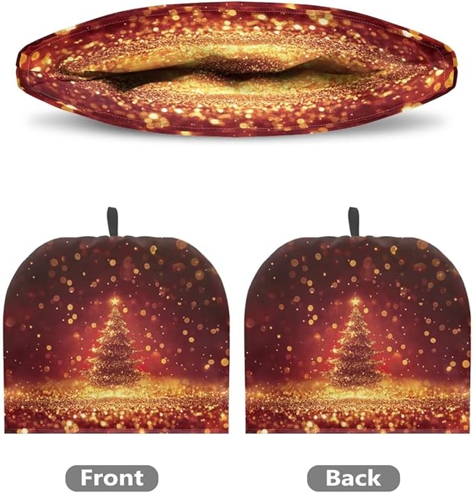 Christmas Tree Tea Cozy for Teapot Kitchen Accessory Tea Pot Cosy Insulated Thermal Kettle Cover Breakfast Warmer Washable for Home Kitchen Tabletop Decoration