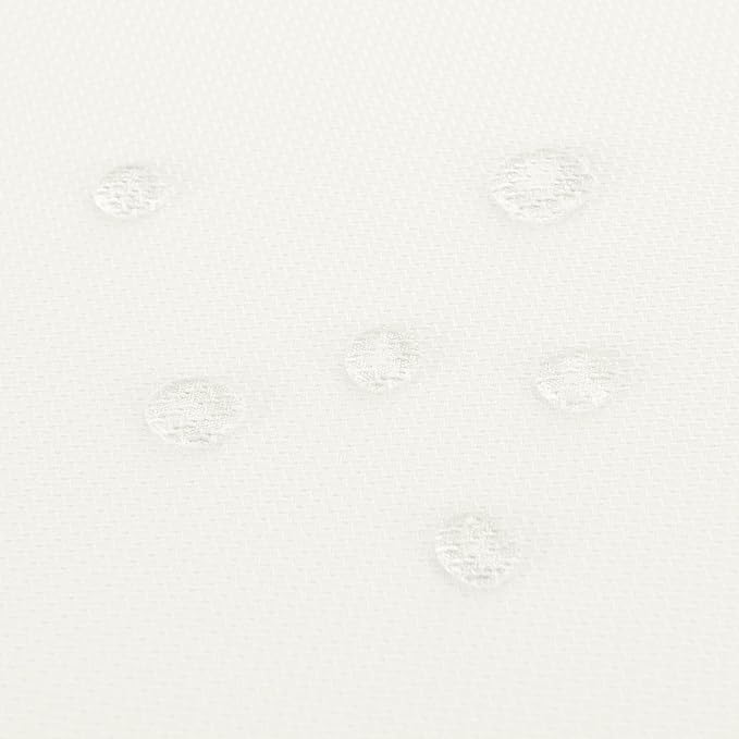 Hiasan 60 X 120 Inch Rectangle Textured Tablecloth - Waterproof Spillproof Antiwrinkle Jacquard Table Cloth for Kitchen and Dining Dinner, Outdoor Picnic, Holiday and Parties, Ivory