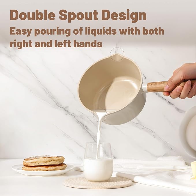 SENSARTE Ceramic Nonstick Cookware Set Non-toxic Healthy Pots and Pans Set Ceramic Coated Kitchen Cooking Set, Free of Intentionally Added PFAS/PTFE, Dishwasher&Oven Safe, Induction Compatible, 15pcs