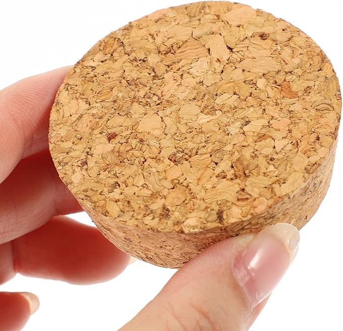 20pcs Wooden Cork Stoppers Bottle Plugs for Wine and Beverage Sealing Airtight Design for Home Restaurants Bars and Cafes