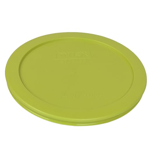 Pyrex 7201-PC 4-Cup Edamame Green Food Storage Lid (2- Pack) - Made in USA