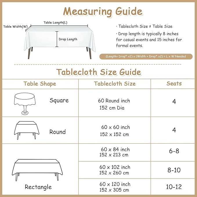MYSKY HOME Table Cloth 60x120 in Rectangle Table, Heavy Duty Cotton Tassel Linen Look Waterproof Tablecloths Farmhouse Tablecloth Wrinkle Free Table Cover with Tassels for Kitchen Dining, Party