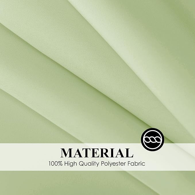 Rectangle Tablecloths 60x120 Inch 6 Pack Sage Green Tablecloth for 6ft Washable Decorative Linen Polyester Table Cloths for 8ft Dining Table Banquets Buffet Parties and Wedding