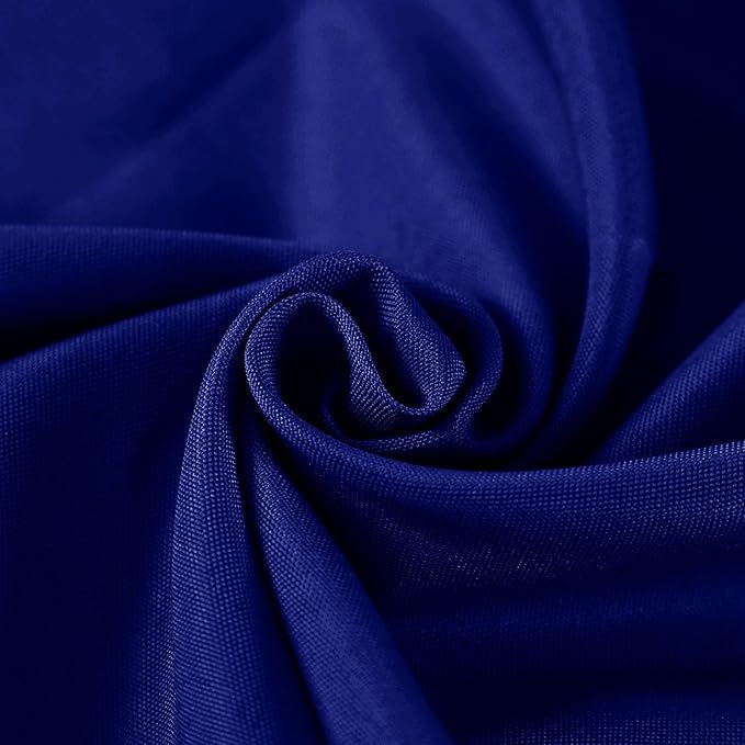 12 Pack Rectangle Tablecloth 60 x 102 Inches Royal Blue Table Cloth Stain and Wrinkle Resistant Washable Polyester Fabric Table Cover for Party, Wedding and Banquet Decoration