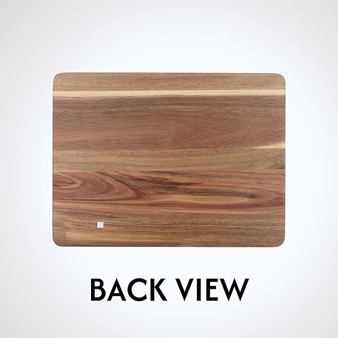The Memory Company Officially Licensed NFL Acacia Cutting Board – 11.7" x 15.7" Durable Wood Chopping & Serving Board with Team Logo