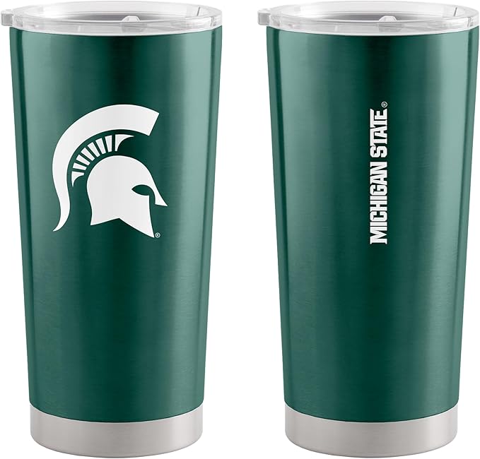 Logo Brands 20 oz Powder Coat Tumbler- Insulated Tumbler with Lid for Water, Iced Tea or Coffee, Smoothie and More