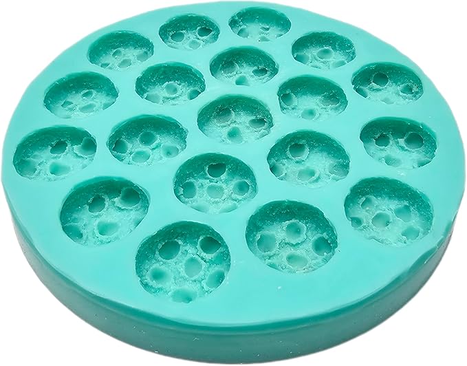 Natucraft Mini Chocolate Chips Cookie Shape Silicone Mold for Wax Melts, Resin, Clay & Soap Crafting – Multi-Cavity NS033