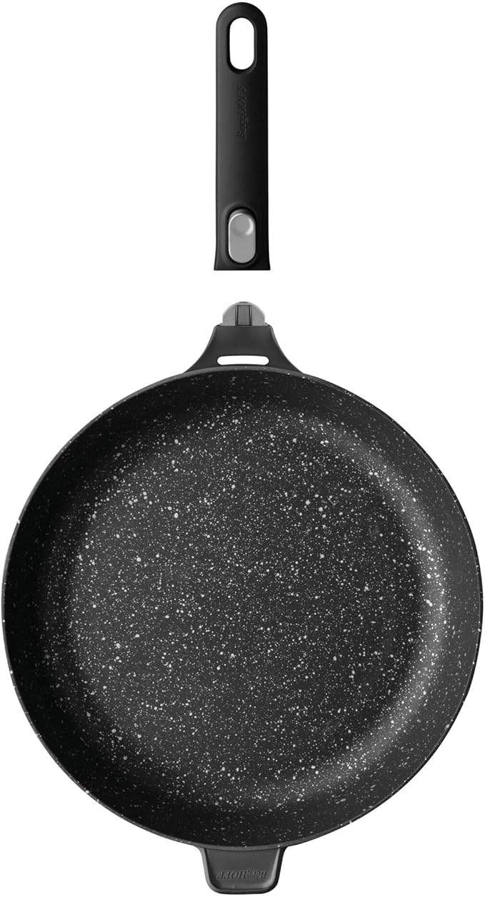 Berghoff GEM Non-stick Fry Pan 12.5", Stay-cool Detachable Handle, Ferno-Green, Non-Toxic Coating, Induction Cooktop Ready