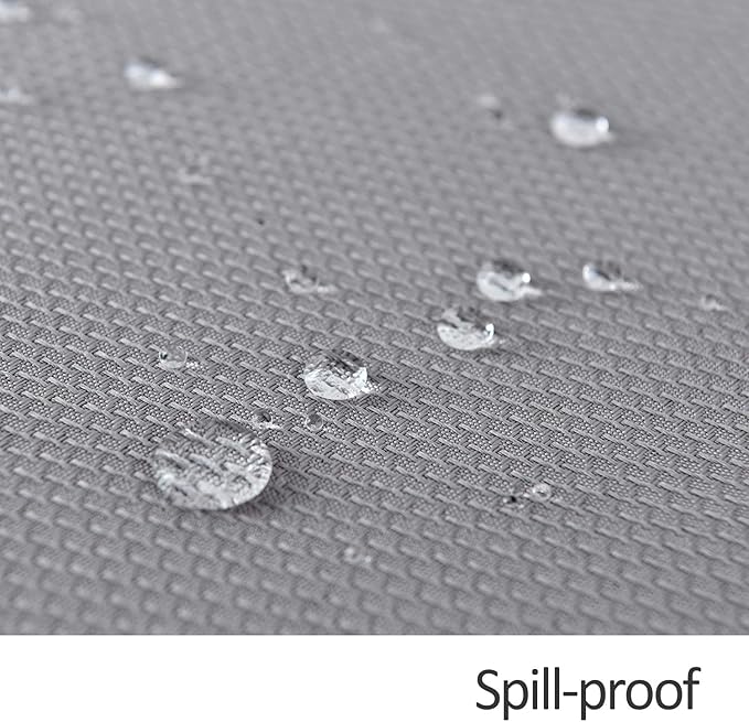maxmill Jacquard Tablecloth Stain Resistant Waterproof Wrinkle Resistant Spillproof Washable Soft Textured Table Cloth for Dining Room, Indoor and Outdoor Use, Rectangle 60 x 140 Inch, Light Gray