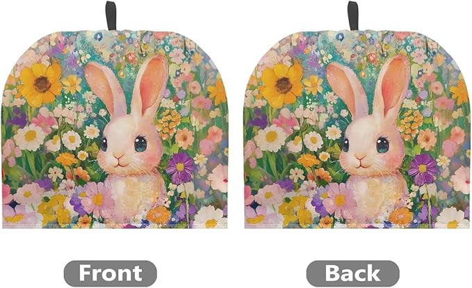 Bunny Tea Cozy for Teapot Insulated Easter Sunday Tea Cozies Tea Pot Cover Dust Home Kitchen Decor Teapot Protector for Women