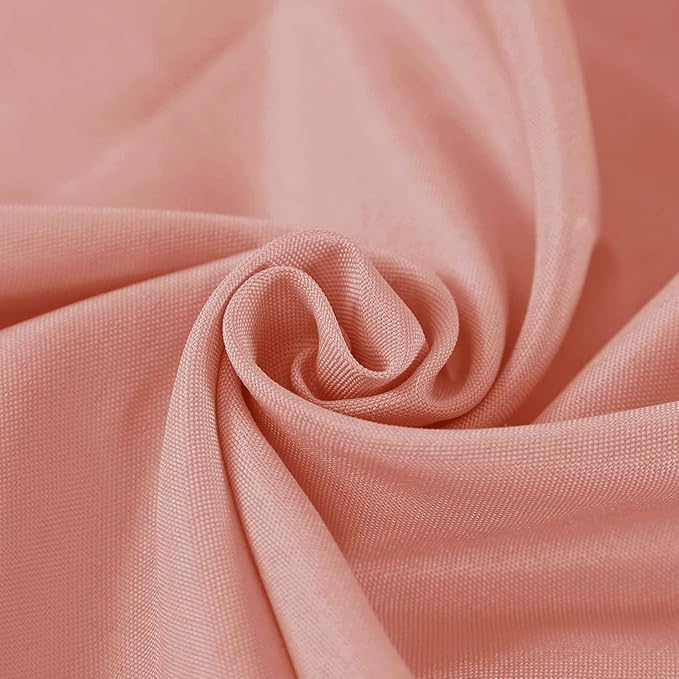 Fokitut 2 Pack Waterproof Rectangle Tablecloth, 60x102 Inch, Stain Resistant and Wrinkle Polyester Table Cloth, Fabric Table Cover for Kitchen Dining, Wedding, Party, Holiday Dinner-Dusty Pink
