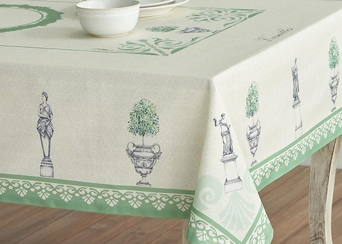 Maison d' Hermine Jardin du Roy 100% Cotton Tablecloth 60 - inch by 60 - inch.