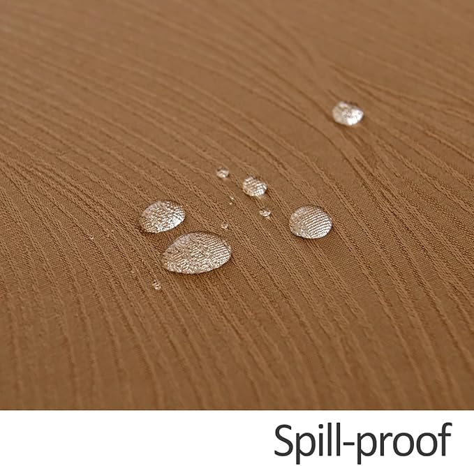 maxmill Harvest Swirl Design Table Cloth Waterproof Wrinkle Resistance Heavy Weight Soft Tablecloth for Fall Harvest Thanksgiving Dinning Tabletop Decoration Rectangle 60 x 120 Inch, Fall Leaf