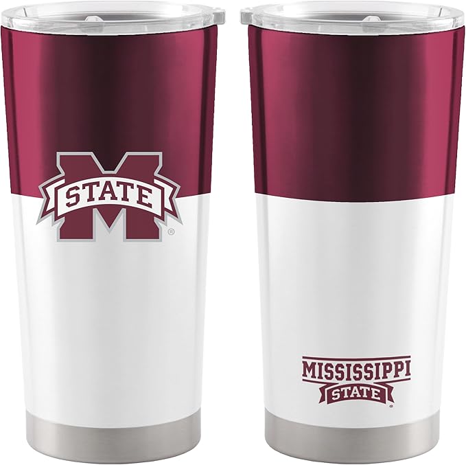 Logo Brands 20 oz Powder Coat Tumbler- Insulated Tumbler with Lid for Water, Iced Tea or Coffee, Smoothie and More