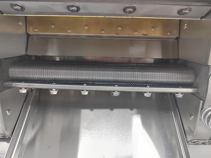 Commercial Electric Noodle Machine High-speed Press Dough Machine for Pasta,Dumpling Skin,Noodle,Bread Electric Dough Sheeter with 1.5mm Cutter 35KG/H 1.5KW 110V