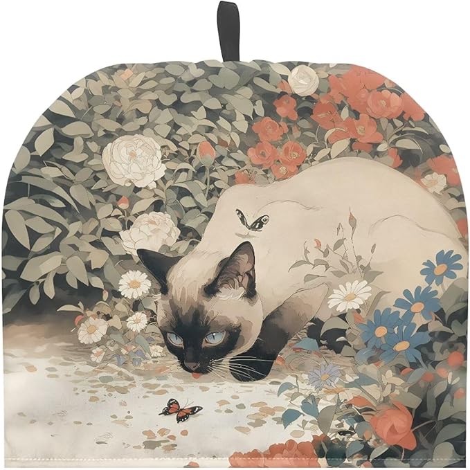 Ragdoll Tea Cozy for Teapot Insulated for Women Shirley Flower Teapot Insulation Cover Breakfast Warmer Keeping Warm Kettle Kitchen Dust Cover