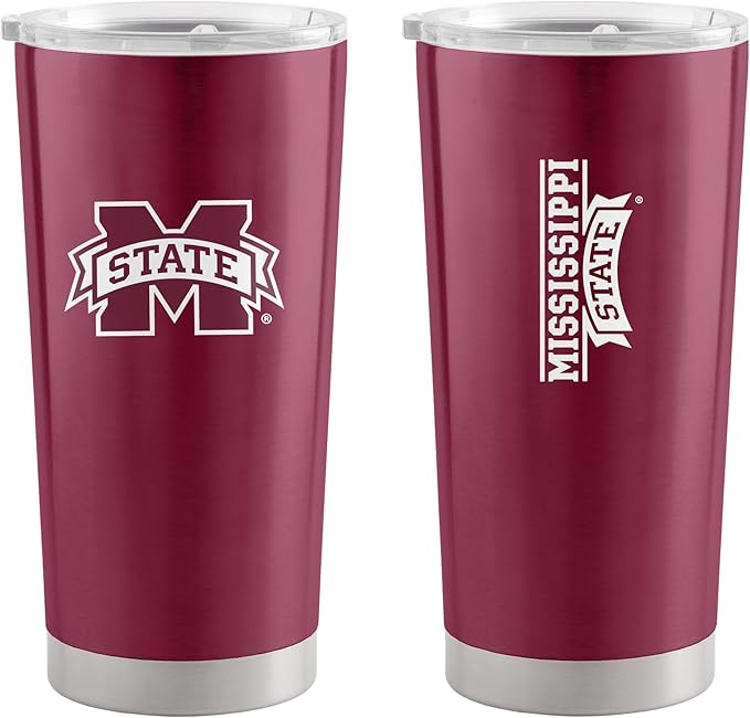 Logo Brands 20 oz Powder Coat Tumbler- Insulated Tumbler with Lid for Water, Iced Tea or Coffee, Smoothie and More