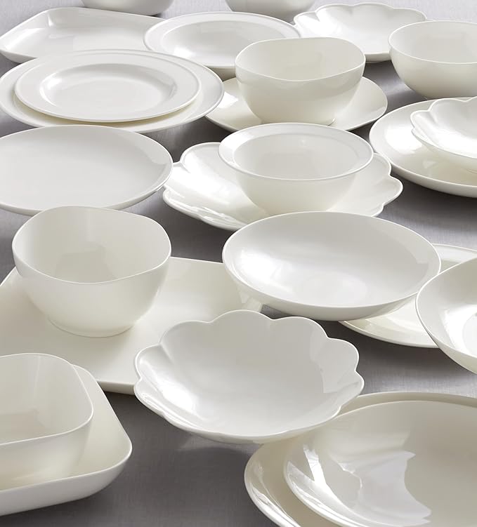 Lenox 899187 Studio 1414 Coupe 18-Piece Dinnerware Set, Service For 6