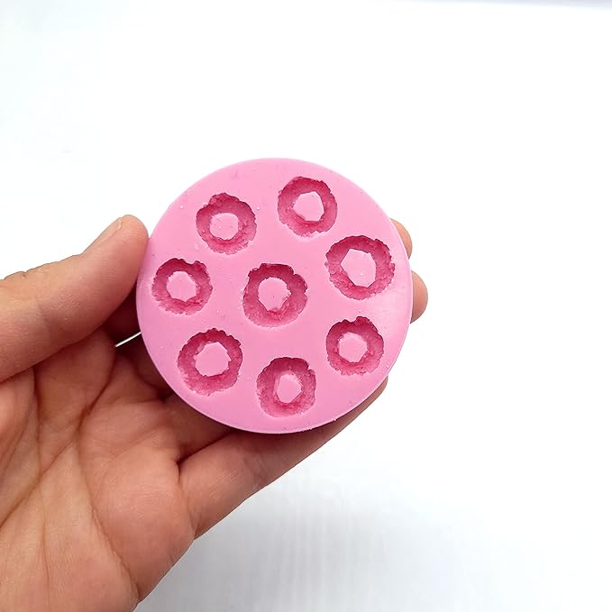 Fruit rings silicone mold 8 Cavities cereal loops NC107