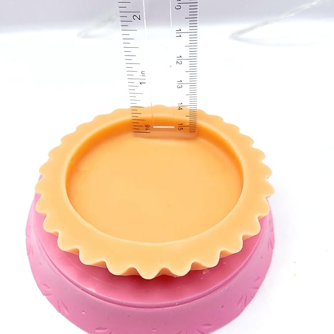 Pie crust fillable tart silicone mold wax melt tart silicone mold candle dessert silicone mold shell pie crust mold NC080