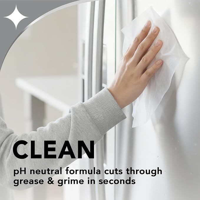 Weiman Stainless Steel Cleaner and Polish - Protects Appliances from Fingerprints and Leaves a Streak-Free Shine for Refrigerator, Dishwasher, Oven & Grill, Cleaning Supplies, Microfiber Cloth
