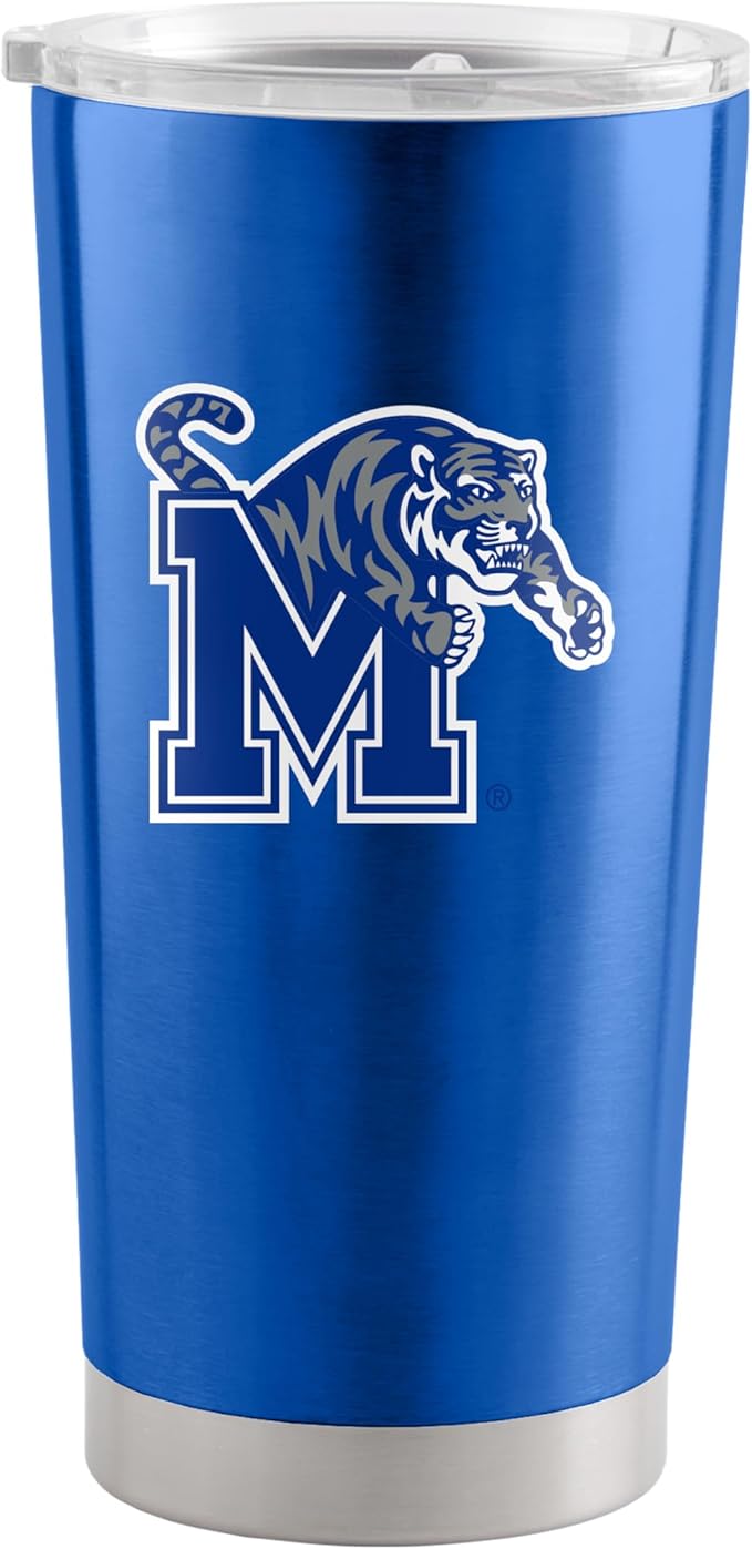 Logo Brands 20 oz Powder Coat Tumbler- Insulated Tumbler with Lid for Water, Iced Tea or Coffee, Smoothie and More