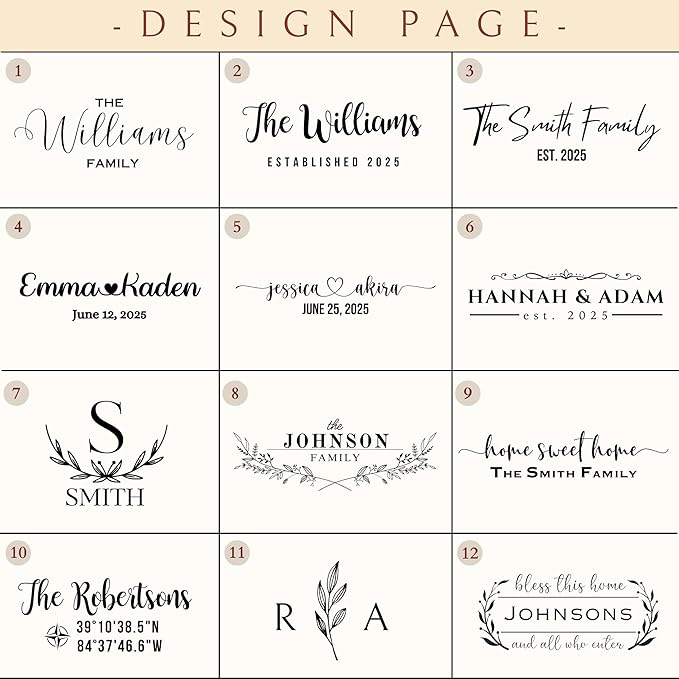 Personalized Wooden Coasters – Handmade Drink Coaster, Custom Wedding, Anniversary, Engagement, Housewarming, New Home, Newlywed, Bridal Shower Gift for Couple, Valentines Day Gifts for Her, Him
