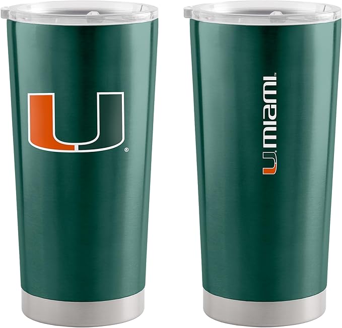 Logo Brands 20 oz Powder Coat Tumbler- Insulated Tumbler with Lid for Water, Iced Tea or Coffee, Smoothie and More