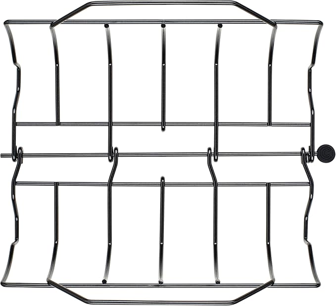 Circulon Ultra Lasting Nonstick Roaster/Roasting Pan with Easy Serve Rack, 17 Inch x 13 Inch, Black