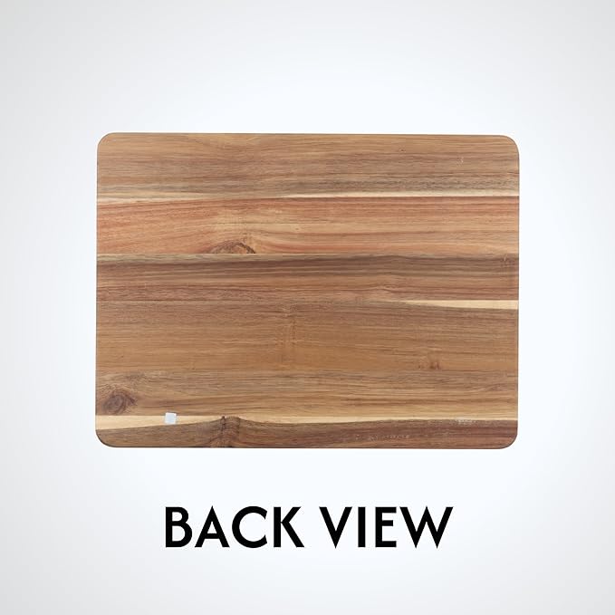 The Memory Company Officially Licensed NFL Acacia Cutting Board – 11.7" x 15.7" Durable Wood Chopping & Serving Board with Team Logo