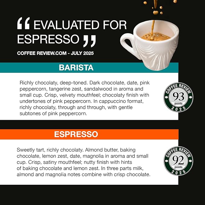 Beyond 85 Colombian Coffee Bundle – Espresso & Barista Whole Bean Dark Roasts (2 x 340g) – Bold, Smooth, Rich Flavors for Espresso, Drip & French Press Brewing