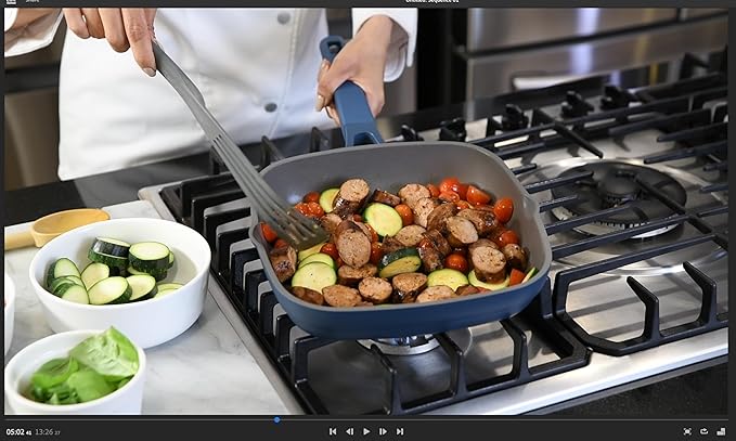 Servappetit Cast Aluminum 9.5" Frying Pan Navy