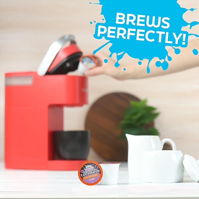 Java Factory Medium Roast Coffee Pods Compatible with K Cup Brewers Including 2.0, Smooth Caffeinator, 80 Count