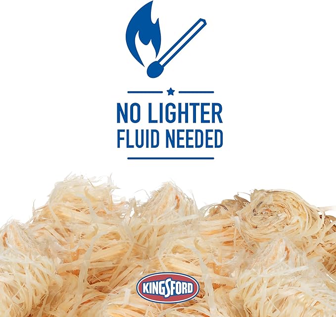 Kingsford Quick Light Fire Starters | Wooden Fire Starters Made with All Natural Hardwood for Grilling, Campfires, & Outdoor Fireplaces | 32 Count Fire Starter Rolls (Pack of 2)