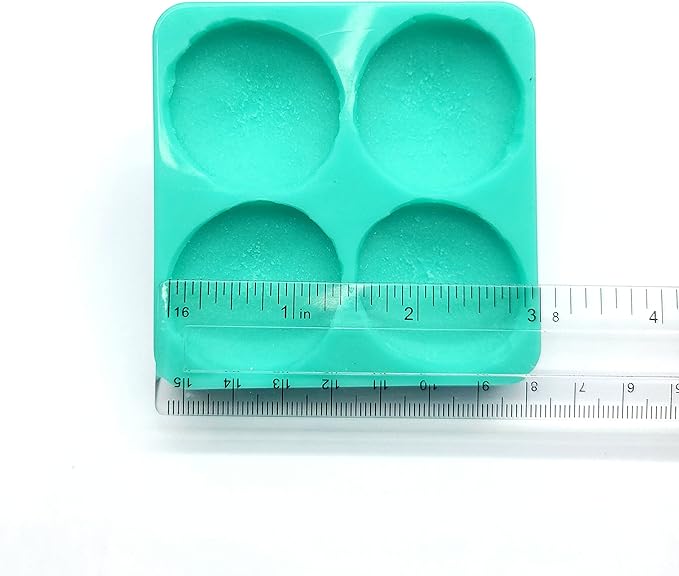 Natucraft Vanilla Wafer Mini Cookies Silicone Mold - Wax, Soap, Resin, Candle - Translucent, Flexible, Realistic Shape