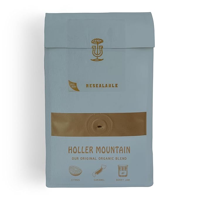 Stumptown Coffee Roasters, Organic Medium Roast Ground Coffee - Holler Mountain 12 Ounce Bag, Flavor Notes of Citrus Zest, Caramel and Hazelnut