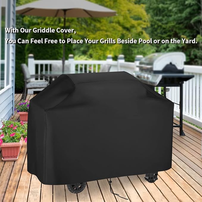 Pit Boss Grill Cover for Pit BOSS 3-Burner Ultimate Griddle Pitboss, Griddle Cover Waterproof Grill Covers Outdoor - 59" L×31" W×35" H