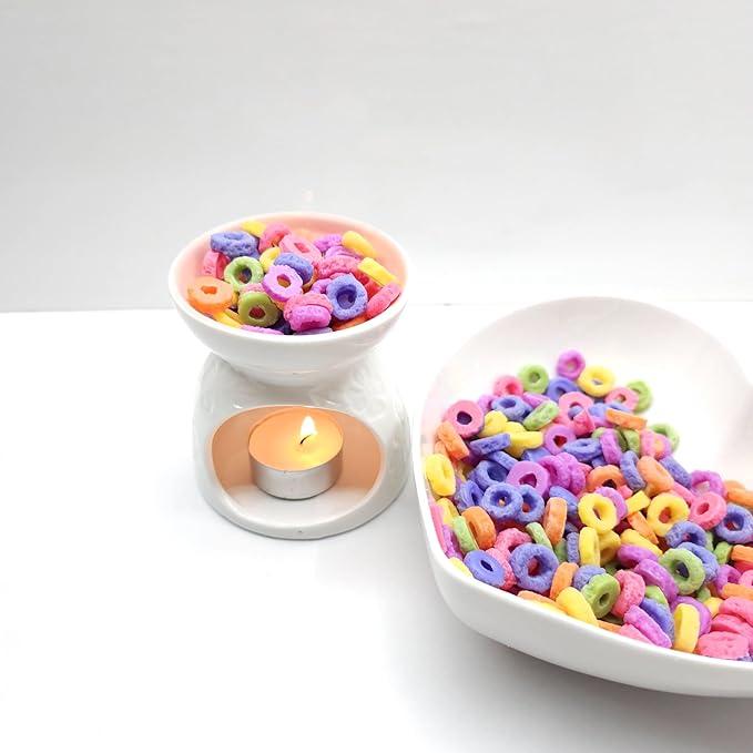 Fruit rings 49 Cavities Small donuts cereal Flexible Silicone mold Soap molds Resin molds Wax melts molds 061