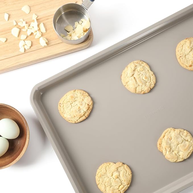 Calphalon Legacy 18 x 13 Inch PFA Free Nonstick Cookie Sheet - Taupe