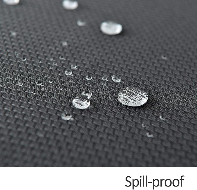 maxmill Textured Tablecloth Stain Resistant Waterproof and Wrinkle Resistant Washable Table Cloth, Fabric Table Cover for Dining Room and Outdoor Use, Rectangle 60 x 120 Inch, Charcoal
