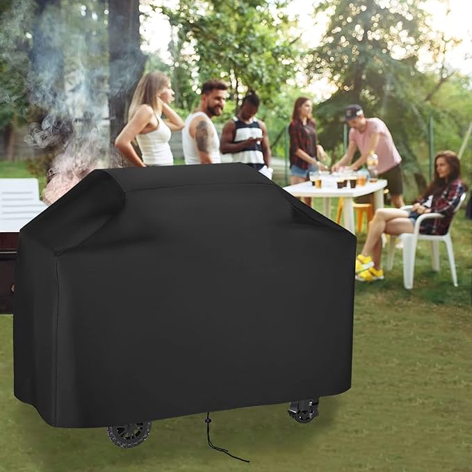 Heavy Duty Griddle Cover for Pit Boss 4-Burner Ultimate Griddle, Waterproof Black - 63" L×31" W×35" H