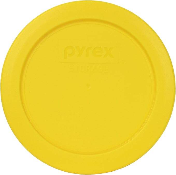 Pyrex 7200-PC 2-Cup Meyer Yellow Food Storage Replacement Lid - Made in USA