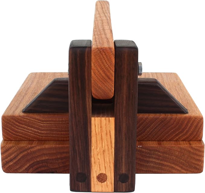 8 Inch Red Oak Tortilla Press – Handmade Hardwood Tortilla Maker by Central Coast Woodworks