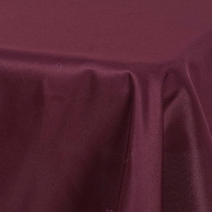 Efavormart 54x54 Burgundy Wholesale Linens Seamless Polyester Square Linen Tablecloth for Wedding Banquet Party Restaurant